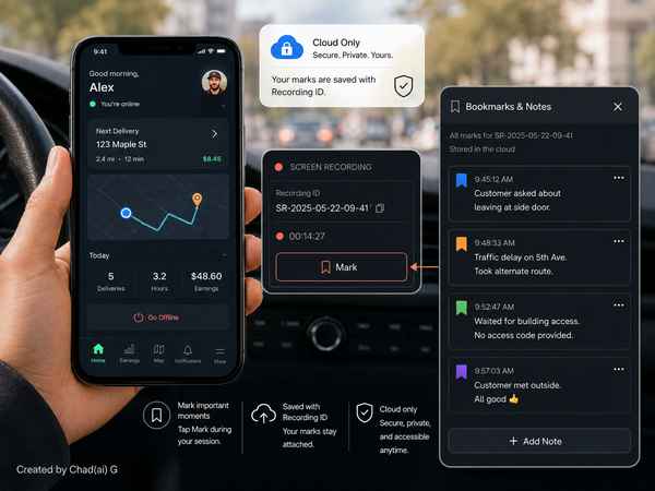 15 - Adding Notes and Bookmarks to the Driver Session